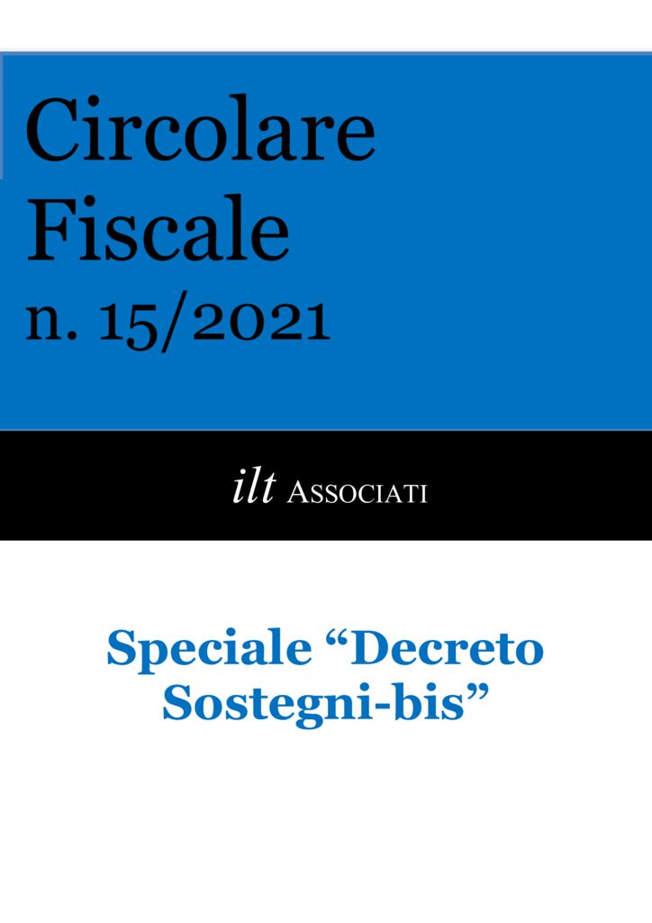 thumbnail of Circolare Speciale Decreto Sostegni bis – Giugno 2021